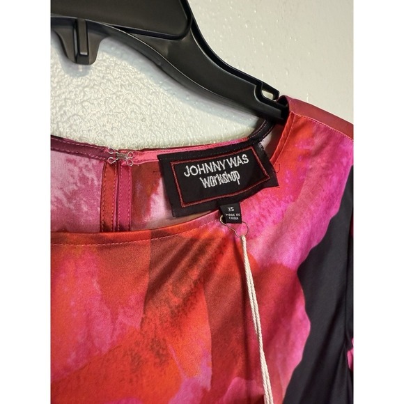 Johnny Was Silk Floral Bloom A-line Max Dress NWT Womens Size XS - Picture 3 of 10